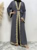 Turkey Kaften Hijab Muslim Prayer Clothes Pure Color Caften Evening Dress Islamic Product Burka Saudi Black Abayas Women African_ecoleips.com