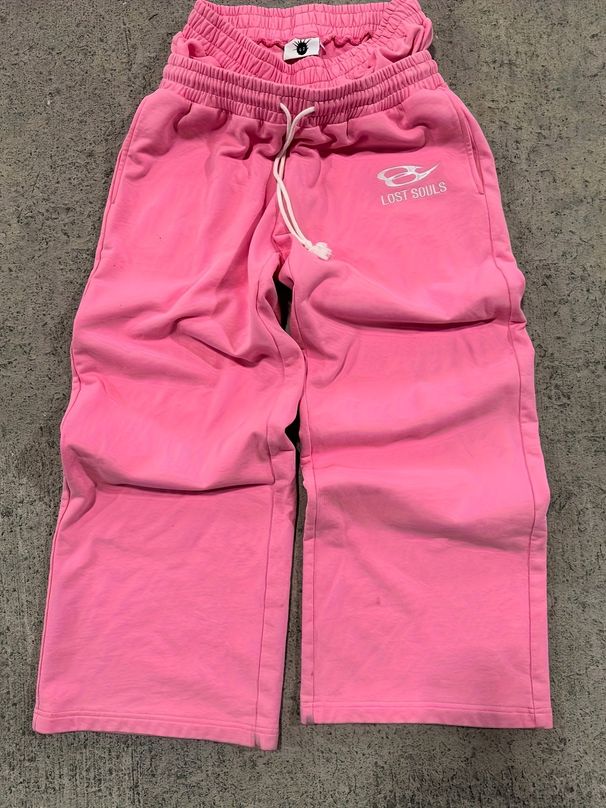 Women's Clothing Unisex Streetwear Letter Print Hoodie & Pants Set - Trendy Zip-Up Pullover With Matching Joggers (Pink, S-XXXL)_ecoleips.com