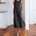 Women's Plus Size Slim Fit Dress Style Striped Round Neck Sleeveless_ecoleips.com