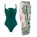 Women's Clothing New Style One Piece Swimsuit Women's Hot Spring Vacation Beach Dress Set_ecoleips.com