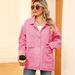 K New Versatile Slimming Retro Classic Loose Denim Casual Jacket Top For Women. No Necklace, Glasses, Or Other Accessories_ecoleips.com