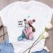 European And American Cross-border Foreign Trade Clothing Family Set Round-neck Printed Women's Short-sleeve T-shirt Top_ecoleips.com