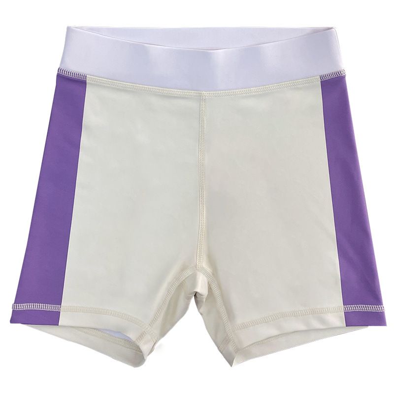 Color Blocked Print High Elastic Children's Training Clothes Tight Fitting For Running Dancing Outdoor Sports Yoga Fitness Fresh Youthful_ecoleips.com