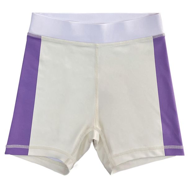 Color Blocked Print High Elastic Children's Training Clothes Tight Fitting For Running Dancing Outdoor Sports Yoga Fitness Fresh Youthful_ecoleips.com