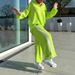 Summer Fashion Trendy Collar Sporty Long-Sleeved Casual Two-Piece Set_ecoleips.com