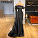 Women's Clothing One Shoulder Cocktail Party Evening Dress New Temperament Slim Dress Fishtail Annual Meeting Dress Female_ecoleips.com