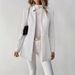 Women's Autumn/Winter Solid Color Casual Long Sleeved Coat Unbuttoned Lightweight Outerwear For Spring Fashion England Style_ecoleips.com