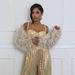 Women's Clothing Short Faux Fur Cardigan 6 Loose Plush Outerwear Lightweight Coat_ecoleips.com