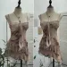 New Women's Smudged Mesh Spaghetti Strap Camisole With Breast Pads Irregular Ruffled Top Y2k Essential Streetwear Outfits 1139_ecoleips.com