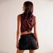 Slimming Sexy Irregular Denim Mini Skirt High End Casual With Built-In Safety Shorts Women's Bottoms_ecoleips.com