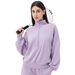 Women's Clothing Yoga Wear Sports Sweater Women's Modal Air Layer Loose Stand Collar Running Fitness Casual Tops_ecoleips.com