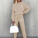 Fashion Casual Women's Clothing Hooded Sweatshirt Autumn Winter Sports Set Letter Print Export New 2026_ecoleips.com