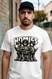 Women's T-Shirts Tshirt Muscle Freaks Homies Estilo Hip Hop Black And White_ecoleips.com