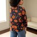 Cross-border European American Halloween Funny Pumpkin Print Long-sleeve Pullover Sweater, New Autumn Style For Women,_ecoleips.com
