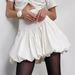 Elegant High-Waisted Tulip Skirt For Women Slimming Pure Cotton Fashion Commuter A-Line Mid-Calf Skirt_ecoleips.com