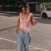 Women's Sleeveless Vest U Neck Ruffled Irregular Casual Fashion European American Style Summer Top Hot Selling 2024_ecoleips.com