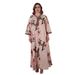 Verve Muslim Abaya Clothing Printed Ladies' Robe Women's Dress_ecoleips.com
