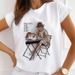 European And American Cross-border Foreign Trade Women's Fashion Urban Girl Round-neck Printed Short-sleeve T-shirt Top_ecoleips.com