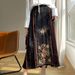 Heavy Embroidery New Chinese-style National-style Women's High-waisted A-line Mid-length Satin Jacquard Horsehair Skirt_ecoleips.com