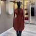 Elegant Hollow-Out Bodycon Mini Dress - Sexy Summer A-Line Short Dress With High Waist & Long Sleeves, Polyester Stretch Fit For Women_ecoleips.com