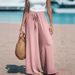 Aria Basics 2026 European And American Cross-border Popular Fashion Commuter Versatile Wide-leg Flared Slimming Trendy Loose Casual_ecoleips.com