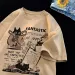 M-8XL 2025 New Summer Korean Style Fun Cartoon Print T-shirt Man Women Unisex Oversized Plus Size Tshirt Trendy Tees_ecoleips.com