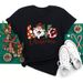 Summer European And American Cross-border Foreign Trade Plus-size T-shirt, Round-neck Casual Loose-fitting Short-sleeve_ecoleips.com