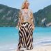 Women's Floral Print Beach Cover Up Dress - Lightweight 100% Cotton Kimono Robe For Swimwear, Sun Protection & Vacation, Boho Chic Summer Outerwear_ecoleips.com