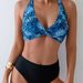 Women's High-Waist Bikini Set Sexy Swimwear with Removable Pads Floral Solid Print for Beach Vacation Pool Party_ecoleips.com