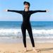 Women's One Piece Jellyfish Swimsuit Long Sleeve And Long Leg Sun Protective Quick Drying Full Body Snorkeling Suit Plus Size Diving Costume_ecoleips.com