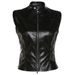 Aria Basics Aria Basics Cross-border European And American Style 2024 Summer New Women's Fashion Stand-up Collar Sexy Backless Slim-fit Cropped_ecoleips.com