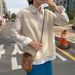 Women's Preppy Style Short Knitted Vest V Neck Sleeveless Top Loose Fit Fresh Versatile Tank Top_ecoleips.com