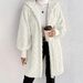 Women's Oversized Hooded Fleece Jacket – Cozy Long Sleeve Pullover For Fall & Winter, Streetwear Fashion_ecoleips.com