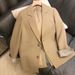 ng2510292 Casual Blazer 2026 New Korean Style Spring Loose Fit Ladies' Khaki Small Suit Women's Black Autumn And Winter_ecoleips.com