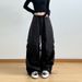 White Paratrooper Work For Women In Spring Autumn, Loose And Slimming, American Style Sports, Floor Mopping, Straight_ecoleips.com
