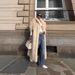 Oversized Cocoon Coat – Minimalist Longline Wool-Blend Overcoat With Dropped Shoulder Silhouette (Black/Yellow, S/M/L For Effortless Urban Layering)_ecoleips.com
