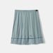 New Academic Style Short Pleated Skirt Women's Elastic Waist High Waist Korean Version A-word Short Skirt Large Size Loose Skirt_ecoleips.com
