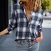 Cross-border Plaid Shirt For Women, 2026 Spring/summer, Loose Versatile, Pure Cotton Plaid, Unisex Style, European And_ecoleips.com