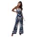 Women's Floral Print Camisole Bralette & Long Pants Set American Style Thin Sexy Fashion Clothing For Summer_ecoleips.com