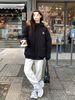 girl Workwear Parka Down Jacket For Women Winter Fleece Lined Thickened Student Warm Loose Hooded Cotton Coat Trendy_ecoleips.com