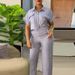Women's Clothing Summer New Casual Lapel Short Sleeved Shirt Wide Leg Trousers Fashion Suit_ecoleips.com