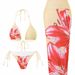 Women's Clothing Bikini Plus Wrap Skirt Three Piece Swimsuit Beach Suit_ecoleips.com