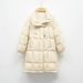 New White Duck Down Solid Color Korean Hooded Down Jacket Women's Loose New Winter Long Thickened Coat Tide_ecoleips.com