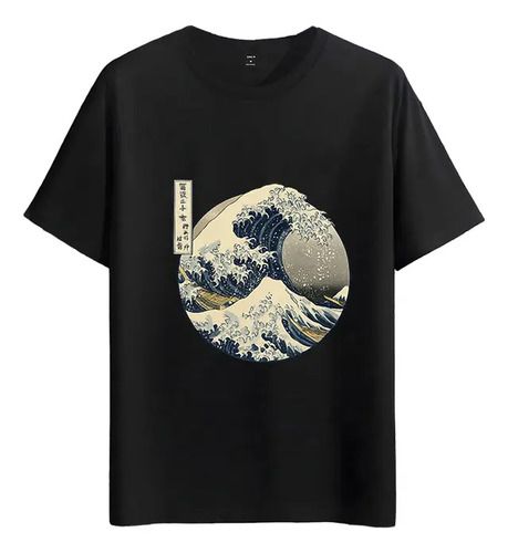 Women's T-Shirts Tshirt Muscle Freaks Great Wave Estilo Hokusai Kanagawa_ecoleips.com