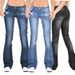 Women's Clothing Women's Versatile Leggings Hot Selling Micro Flared Pants Solid Color Trendy Trousers Jeans Women_ecoleips.com