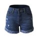 Aria Basics Aria Basics Cross-Border Foreign Trade European And American Summer Shorts Washed Cotton Elegant Commuting Casual Light-Colored_ecoleips.com