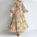 Women's Clothing Middle East Popular Flower Print Long Sleeve Fashionable Temperament Muslim Dress_ecoleips.com