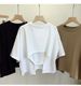 Halter Short T-shirt Women's Sweet And Spicy Style Korean Version Summer New Round Neck Loose Spice Short-sleeved Top_ecoleips.com