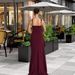 Women's Clothing New Style Solid Color Sexy Slim Fashion Waist Irregular Slit Long Skirt Suspenders_ecoleips.com