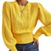 girl European And American Solid Color Knitted Autumn Winter Japanese Style New Round Neck Pullover Versatile Lantern_ecoleips.com